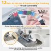 360 Sewing with Wide-Open Threading, 12 Built-in Stitches, 2/3/4 Thread Capability, 1300 SPM High Speed, Differential Feed, Pro Overlocker for Tailors & Pros
