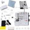 Bernette B48 Funlock Serger Coverstitch Overlock Machine | Heavy Duty Sewing Quilting Performance for Beginners and Professionals | 23 Stitches LED Light 1300 SPM Easy Threading Knife Control