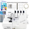Brother Air1800 Air Serger with Jet-Air Threading and 250+ Accessories including 83 Spools of Thread