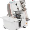 Seaming Machine, Professional 4 Thread Serger Overlock Sewing Machine 4-Line w/Foot Controller Seaming Tool 80W 1200 Stitches/Min portable for Undershirts, Cotton Sweaters