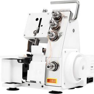 Serger Sewing Machine, Four-Thread Overlocking Machine Metal Frame Overlock Machines with LED Light & 1200 SPM for Both Domestic and Industrial Professional Sewing - 1