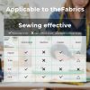 Rxmeili 12-Stitch Portable Sewing Machine for Beginners with 42-Piece Kit | Green Plug-In Mini Sewing Machine for Beginners, Reverse Sewing, 2-Speed, Foot Pedal, Light, Drawer for DIY Clothes & Crafts