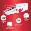 SINGER Stitch Sew Quick™ Portable Handheld Cordless Mending Machine | Cordless handheld mending machine for fast repairs on curtains, bedding and clothes; single-thread, includes bobbins/needles
