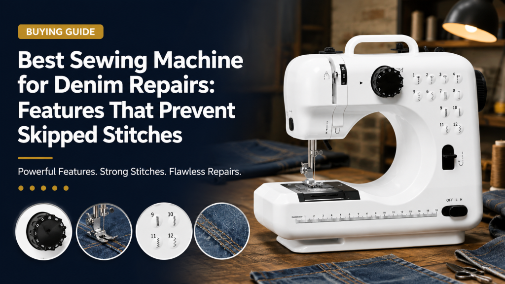Best Sewing Machine for Denim Repairs: Features That Prevent Skipped Stitches