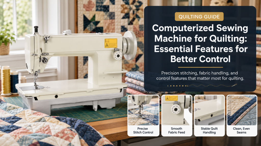 Computerized Sewing Machine for Quilting: Essential Features for Better Control