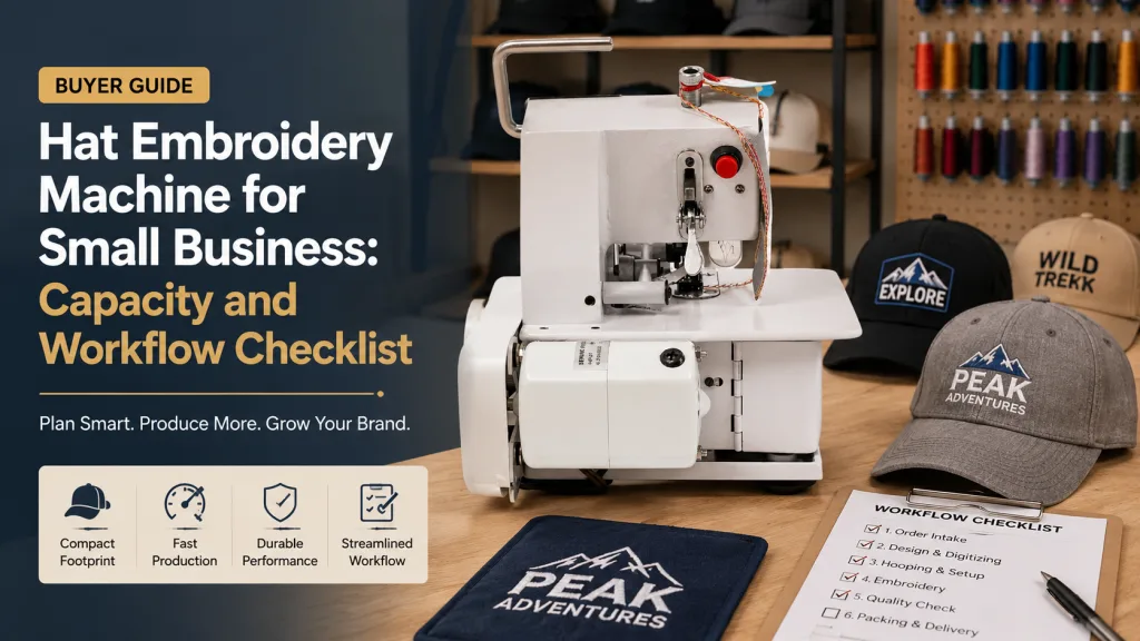 Hat Embroidery Machine for Small Business: Capacity and Workflow Checklist
