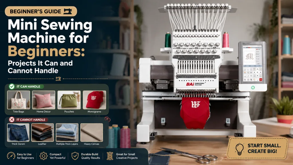 Mini Sewing Machine for Beginners: Projects It Can and Cannot Handle