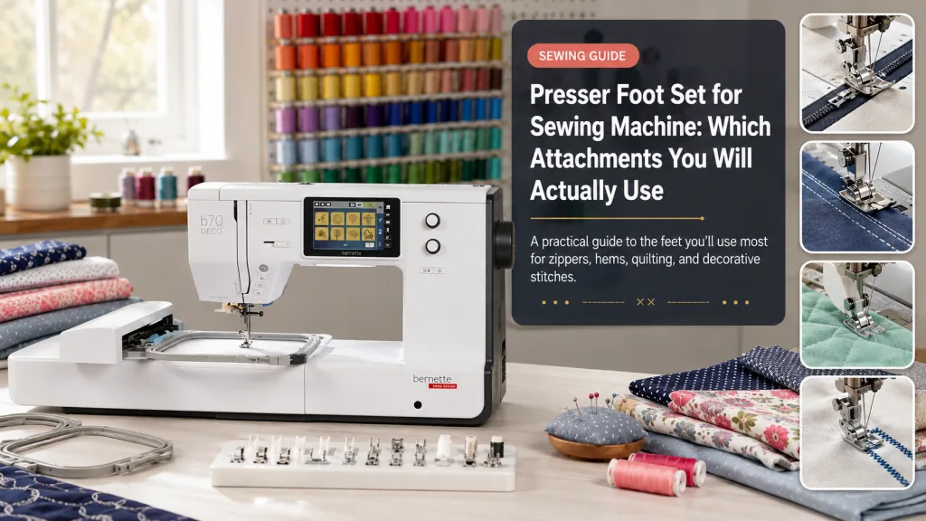 Presser Foot Set for Sewing Machine: Which Attachments You Will Actually Use