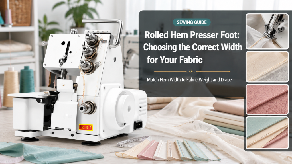 Rolled Hem Presser Foot: Choosing the Correct Width for Your Fabric