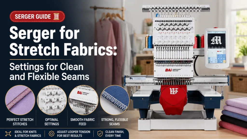 Serger for Stretch Fabrics: Settings for Clean and Flexible Seams