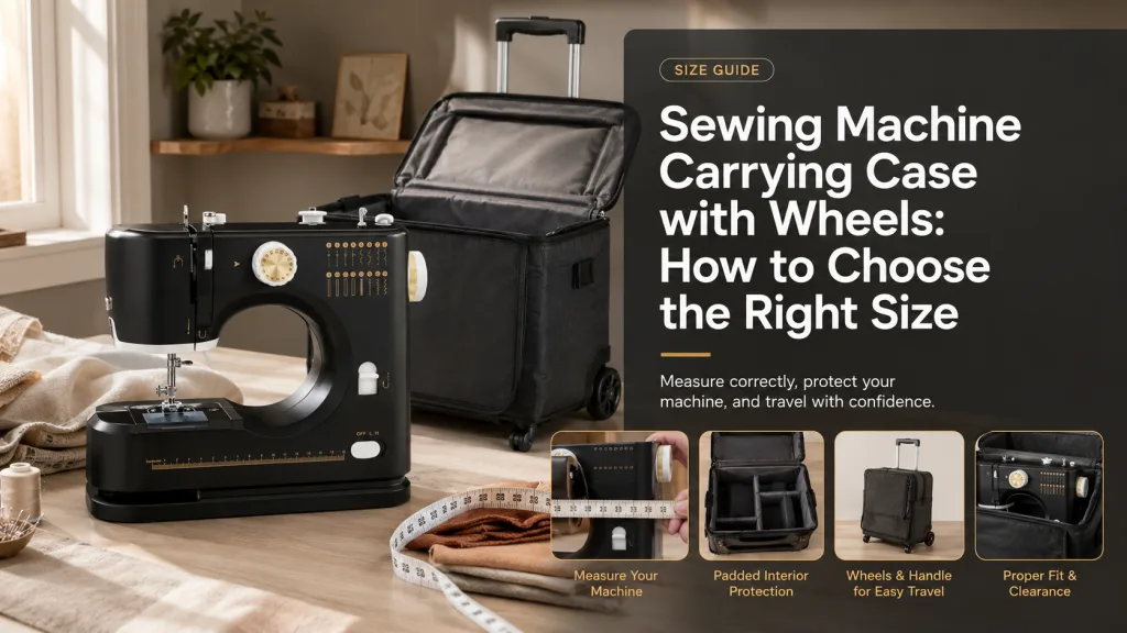 Sewing Machine Carrying Case with Wheels: How to Choose the Right Size