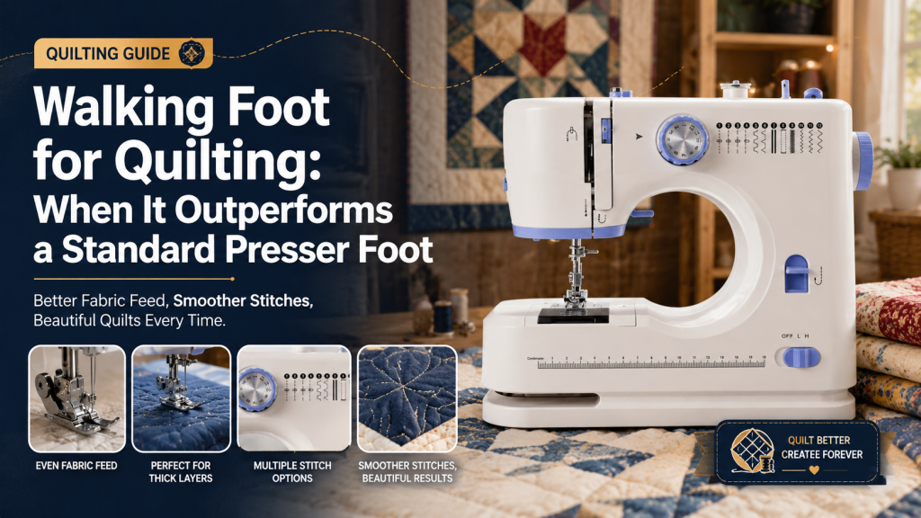 Walking Foot for Quilting: When It Outperforms a Standard Presser Foot