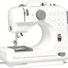 Beginner Sewing Machine, 12 Built-in Stitches with Foot Pedal, 2-Speed Control, Portable Mini Sewing Machine for Home Travel Use & Sewing Enthusiasts (grey) - 1