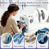 Beginner Sewing Machine, 12 Built-in Stitches with Foot Pedal, 2-Speed Control, Portable Mini Sewing Machine for Home Travel Use & Sewing Enthusiasts (grey)
