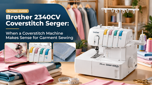 Brother 2340CV Coverstitch Serger: When a Coverstitch Machine Makes Sense for Garment Sewing