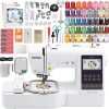 Brother SE700 Combo Embroidery & Sewing Machine with 4 Embroidery Hoops, Embroidery Thread Set & Accessories
