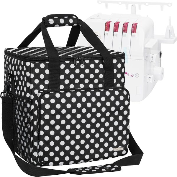 GMAK Serger Carrying Case, Serger Storage Bags Overlock Travel Bag Case