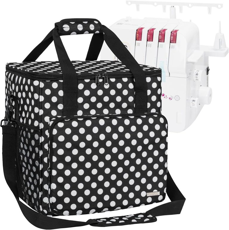 GMAK Serger Carrying Case, Serger Storage Bags Overlock Travel Bag Case