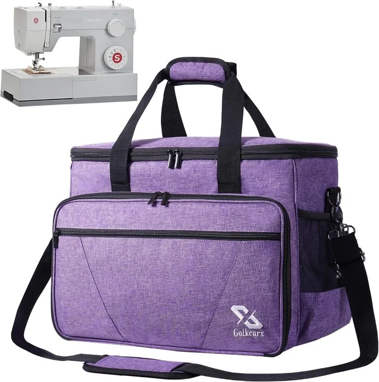 Golkcurx Sewing Machine Carrying Case with Removable Bottom Pad