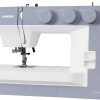 Janome 1522-BG Mechanical Sewing Machine - Aesthetic Blue-Grey Sewing Machine for Beginners, 22 Built in Stitches, 1 Step Buttonhole, Heavy Duty Metal Frame, Built in Needle Threader for Easy Use