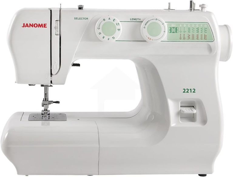 Janome 2212 Front-Loading Sewing Machine with 12 Built-In Stitches