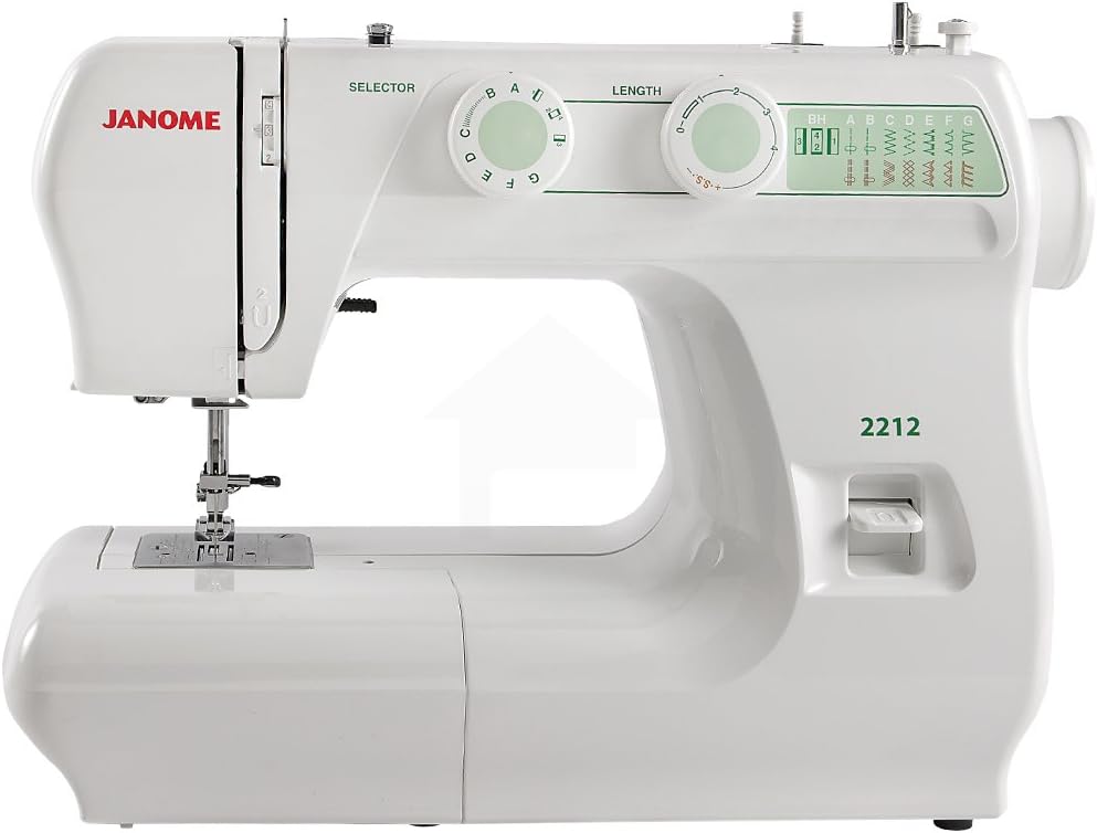 Janome 2212 Front-Loading Sewing Machine with 12 Built-In Stitches - 1