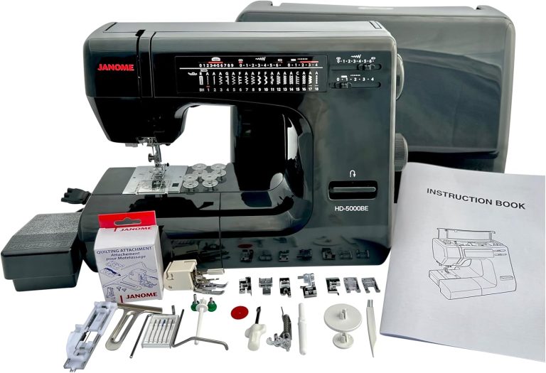 Janome HD-5000 Black Edition Heavy-Duty Sewing Machine