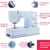 SINGER® 4423 (Meltwater Blue) Heavy Duty Sewing Machine with Accessories