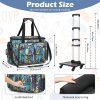 Sewing Machine Case with Wheels, Rolling Sewing Machine Tote Bag